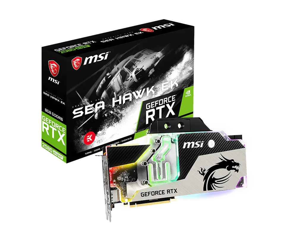 MSI GeForce RTX 2080 SUPER SEA HAWK EK X
